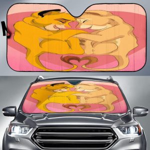 Lion King Simba Nala Loves Car Auto Sun Shade