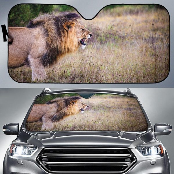 Lions 1 Car Auto Sun Shade