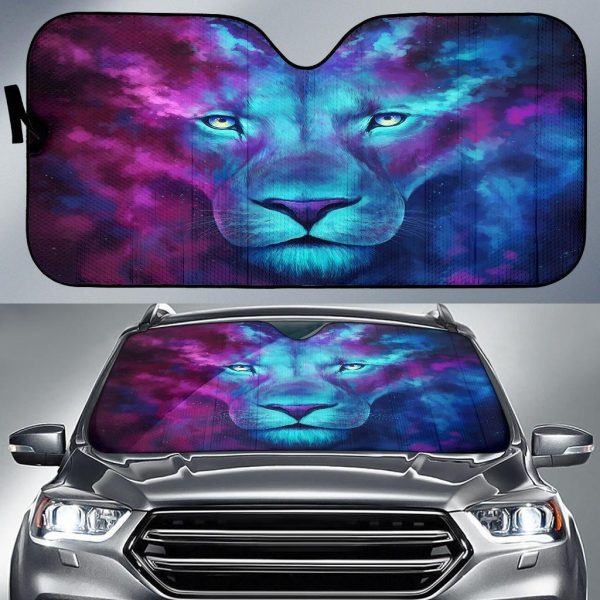 Lions Car Auto Sun Shade