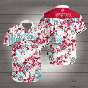 Liverpool Hawaiian Shirt Summer Button Up