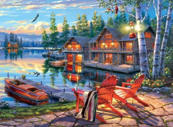 Loon Lake Jigsaw Puzzle Set