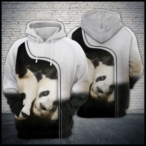 Love Giant Panda 3D Printed Hoodie/Zipper Hoodie