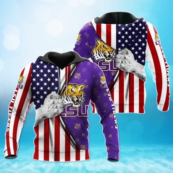 Lsu Tigers 3D Printed Hoodie/Zipper Hoodie