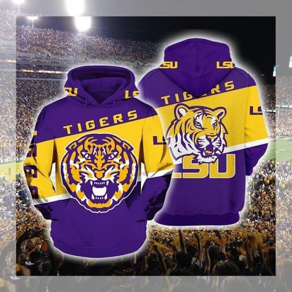 Lsu Tigers 3D Printed Hoodie/Zipper Hoodie