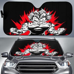 Majin Vegetas Car Auto Sun Shade