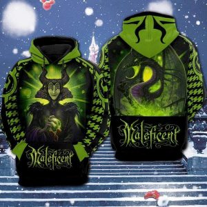 Maleficent 3D Printed Hoodie/Zipper Hoodie