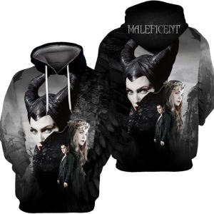 Maleficent 3D Printed Hoodie/Zipper Hoodie