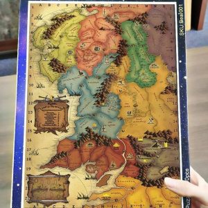 Map Jigsaw Puzzle Set