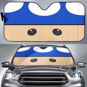 Mario Mushroom 2 Car Auto Sun Shade