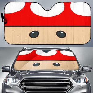 Mario Mushroom Car Auto Sun Shade