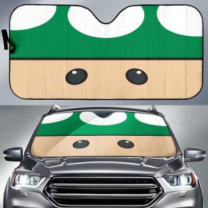 Mario Mushrooms Car Auto Sun Shade