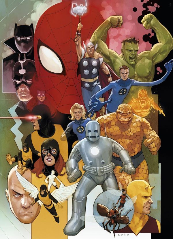 Marvel 80Th Anniversary Jigsaw Puzzle Set