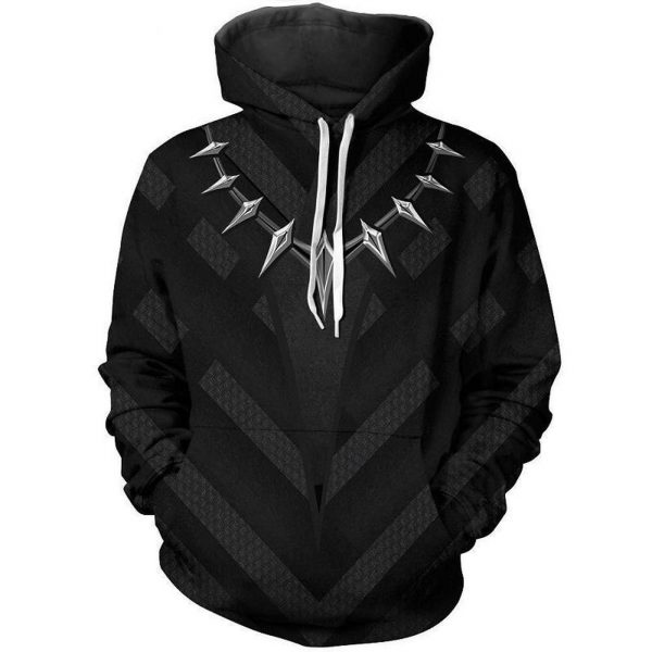 Marvel Black Panther 3D Printed Hoodie/Zipper Hoodie