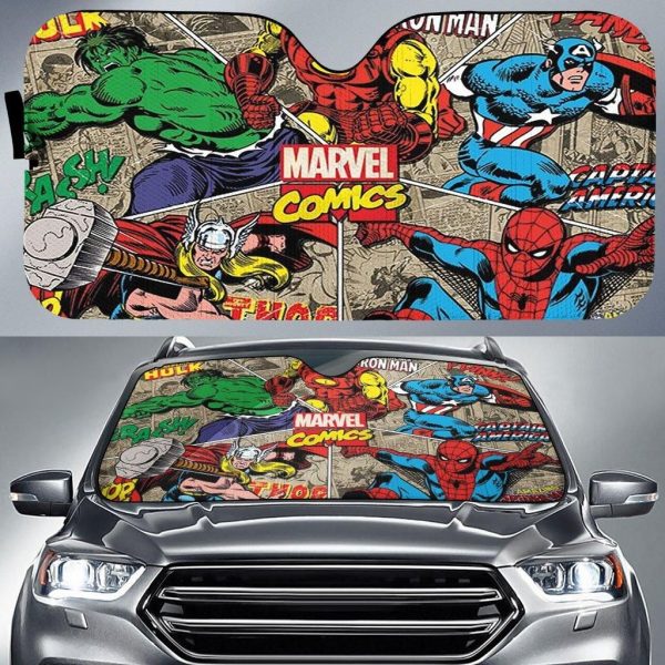 Marvel Car Auto Sun Shade