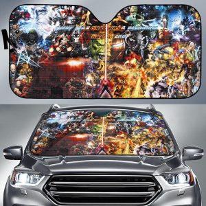 Marvel DC Arts Movie Car Auto Sun Shade