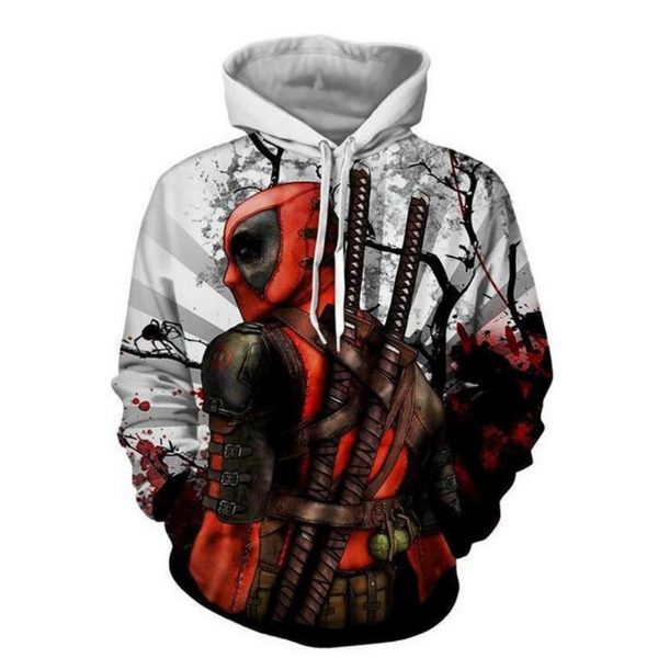 Marvel Deedpool 3D Printed Hoodie/Zipper Hoodie