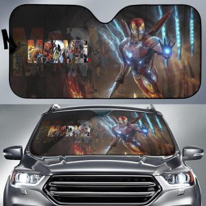 Marvel Iron Man Movie Car Auto Sun Shade