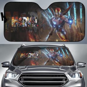 Marvels Iron Man Movie Car Auto Sun Shade