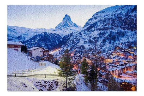 Matterhorn Ski Resort Jigsaw Puzzle Set