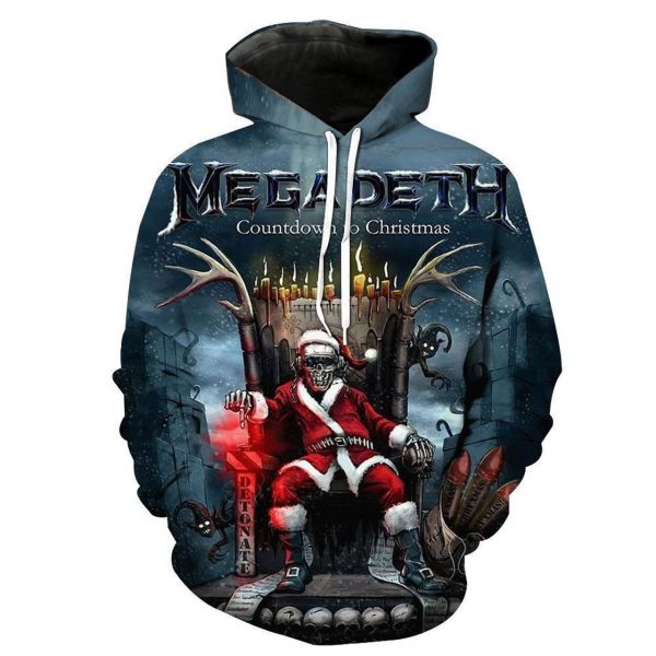 Megadeth 3D Printed Hoodie/Zipper Hoodie