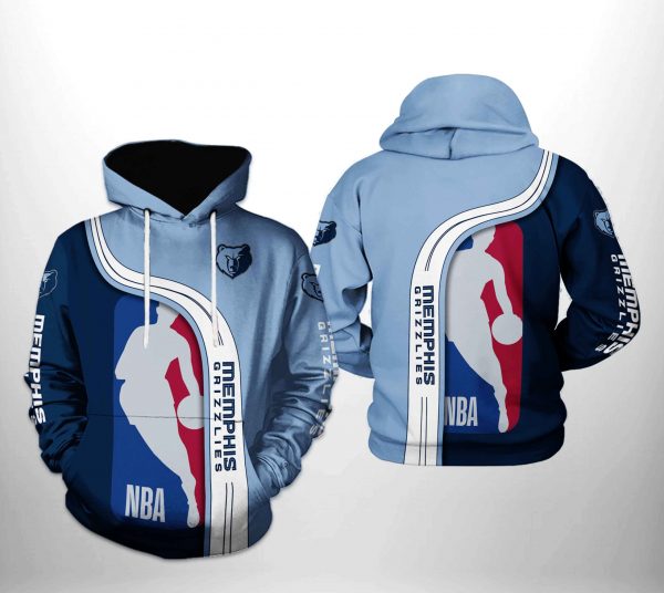 Memphis Grizzlies NBA Team 3D Printed Hoodie/Zipper Hoodie