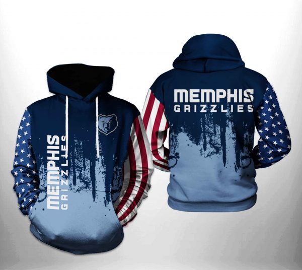 Memphis Grizzlies NBA Team US 3D Printed Hoodie/Zipper Hoodie