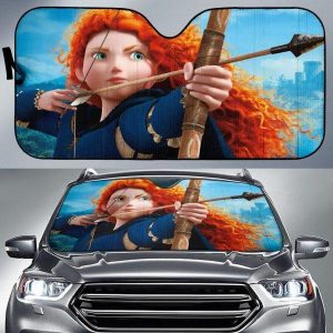 Merida Princess Brave Animate Car Auto Sun Shade