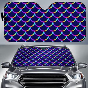 Mermaid Scales Car Auto Sun Shade