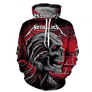 Metallica Men Hoodie 3D Printed Hoodie/Zipper Hoodie