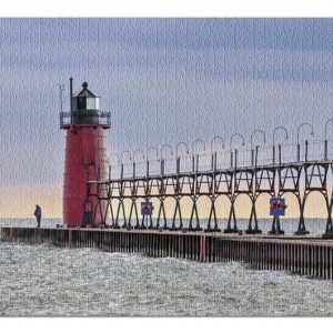 Michigan Lighthouse Jigsaw Puzzle Set