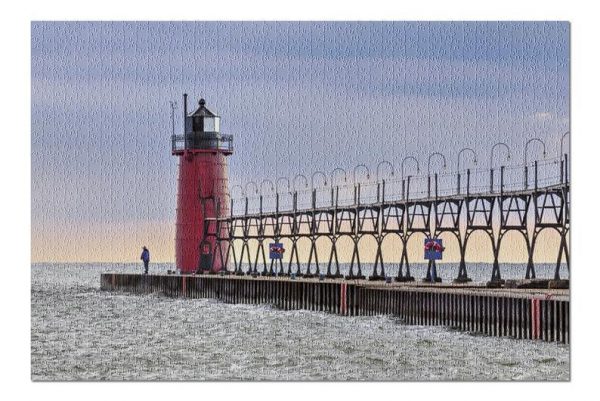 Michigan Lighthouse Jigsaw Puzzle Set