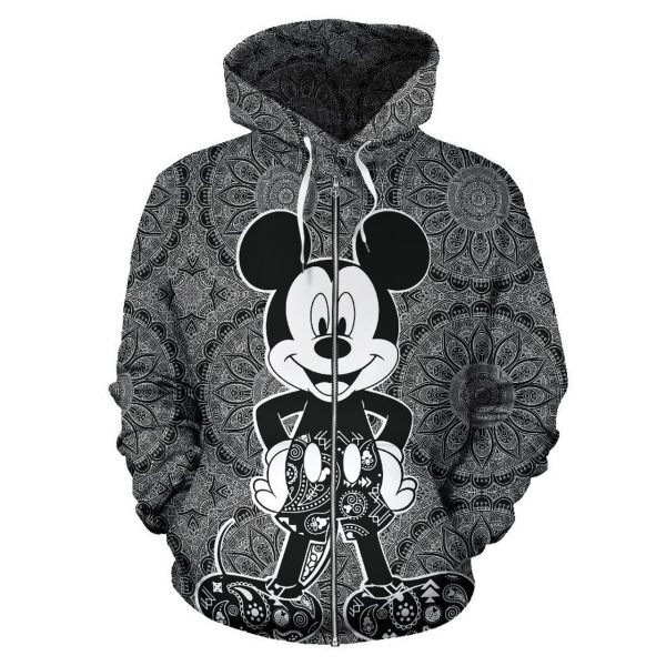 Mickey 3D Printed Hoodie/Zipper Hoodie