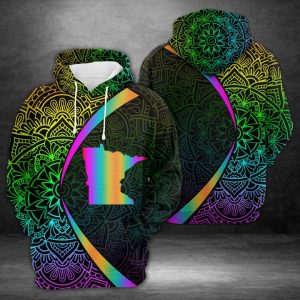 Minnesota Light 3D Printed Hoodie/Zipper Hoodie