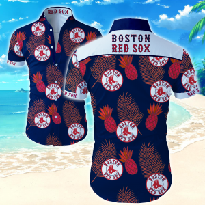 Mlb Boston Red Sox Hawaiian Shirt Summer Button Up