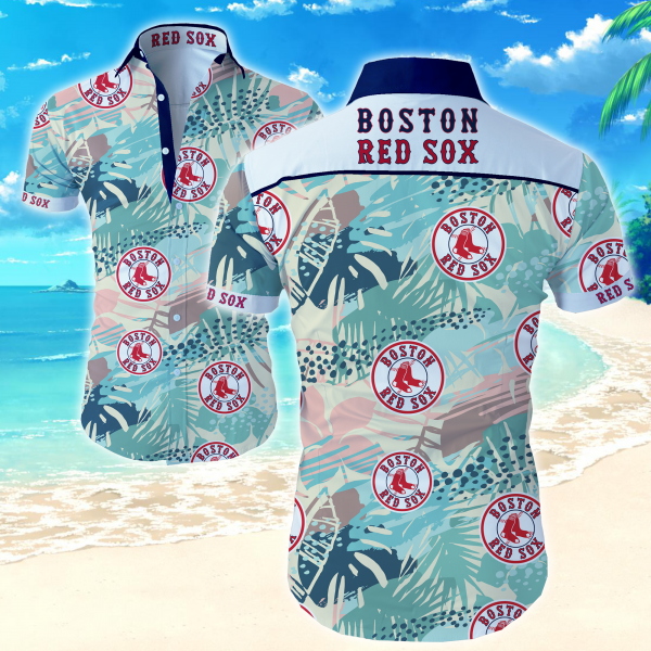 Mlb Boston Red Sox Hawaiian Shirt Summer Button Up