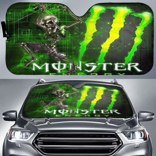 Monster Energy 3 Car Auto Sun Shade