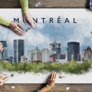 Montreal, Canada Montreal Skyline Jigsaw Puzzle Set