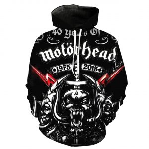 Motorhead 3D Printed Hoodie/Zipper Hoodie