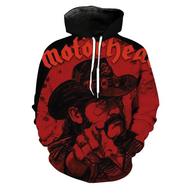 Motorhead 3D Printed Hoodie/Zipper Hoodie