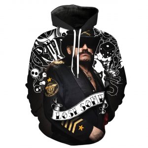 Motorhead 3D Printed Hoodie/Zipper Hoodie