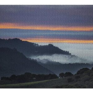 Mountain At Sunset Jigsaw Puzzle Set