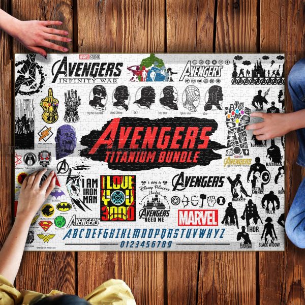 Movie Avengers Jigsaw Puzzle Set