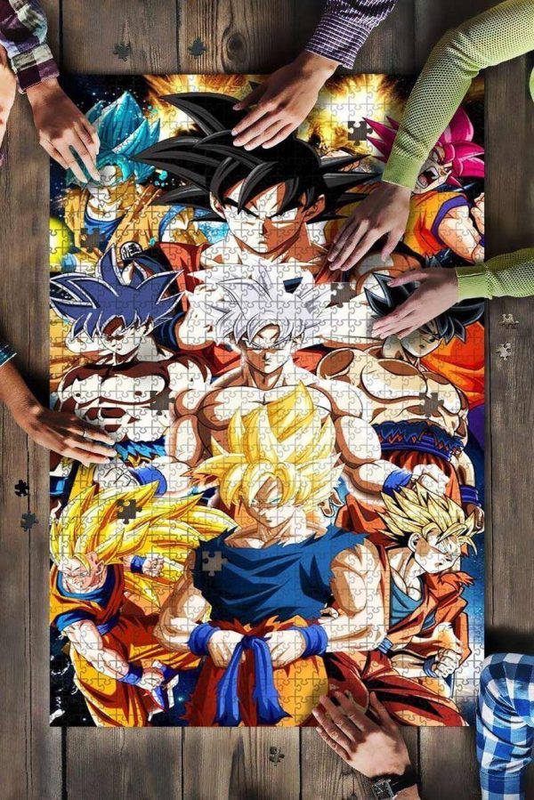 Movie Cartoon Dragon Ball Jigsaw Puzzle Set