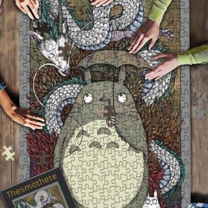 Movie Cartoon Ghibli, Totoro, Haku Jigsaw Puzzle Set