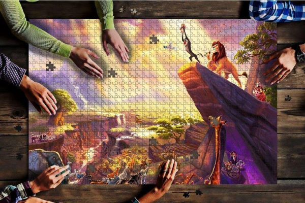 Movie Cartoon Lion King Jigsaw Puzzle Set