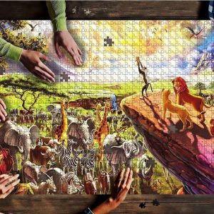 Movie Cartoon Lion King Jigsaw Puzzle Set