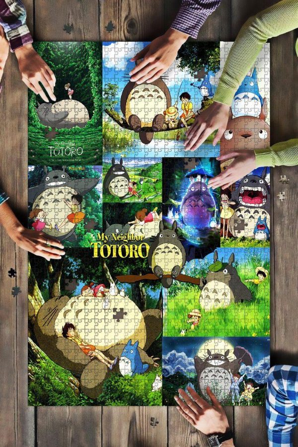 Movie Cartoon My Neighbor Totoro Jigsaw Puzzle Set