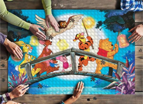 Movie Cartoon Pooh And Friends Jigsaw Puzzle Set