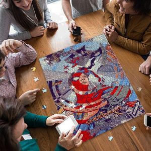 Movie Cartoon Spider Man Jigsaw Puzzle Set