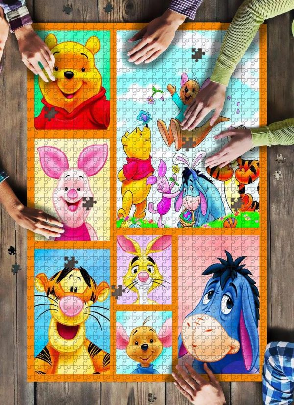 Movie Cartoon The New Adventures Of Winnie The Pooh Jigsaw Puzzle Set